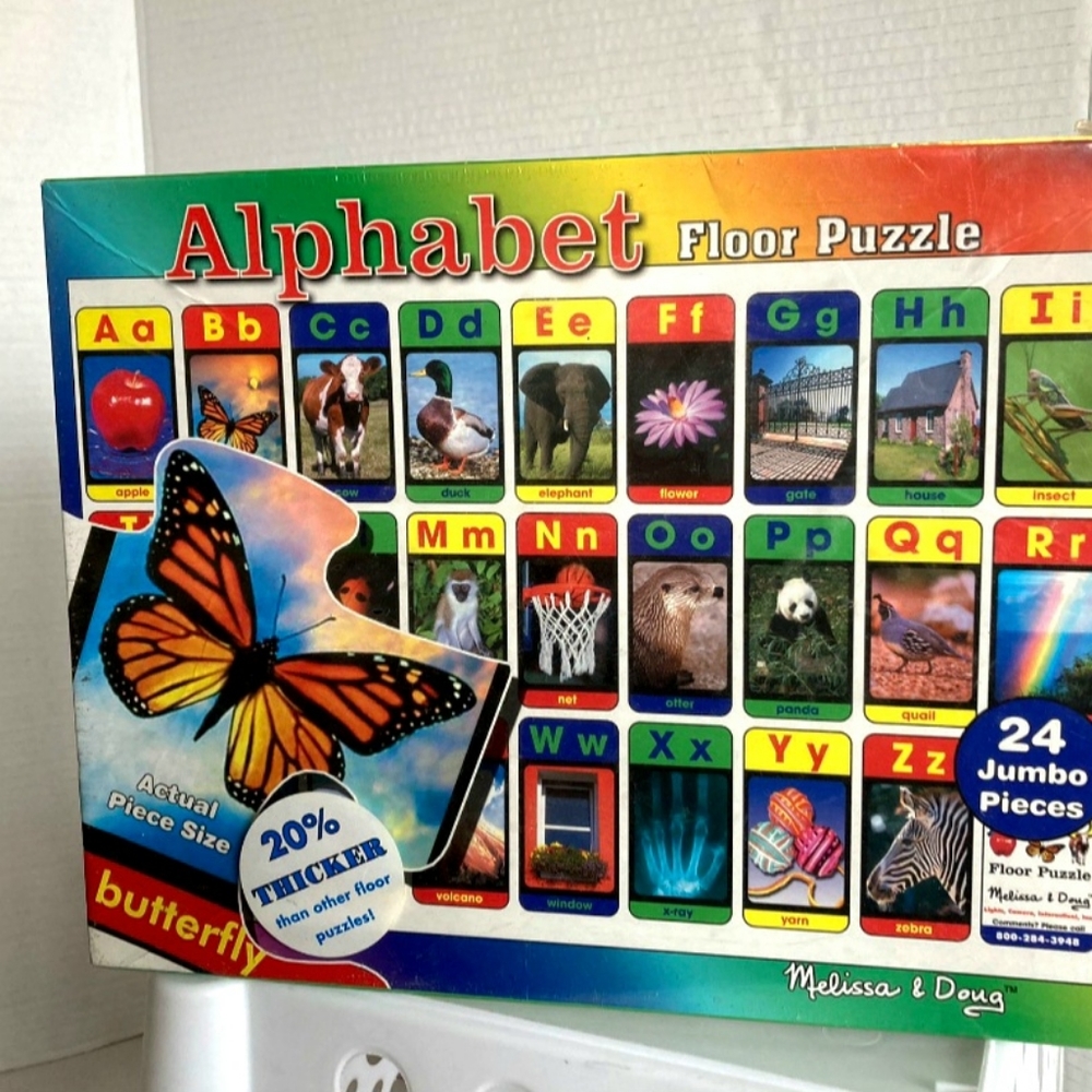 Melissa & Doug Alphabet Floor Puzzle Jumbo Extra Large Pieces Child Kids Game